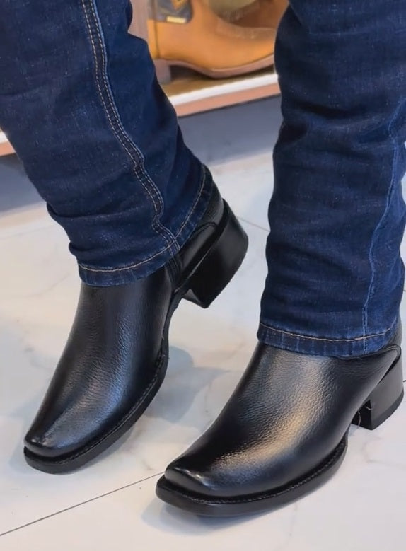 Vintage Textured Cowboy Boots