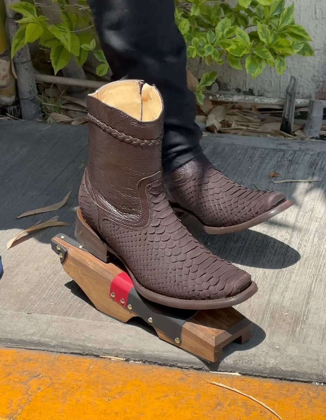 Italian Handmade Python Cowboy Boots