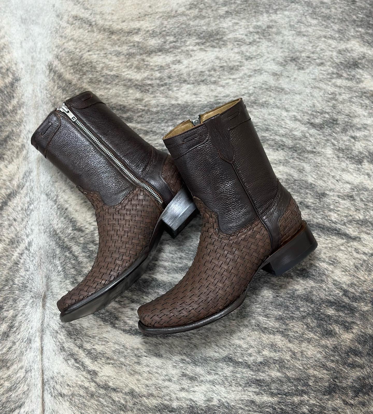 Hand Knit Ranch Cowboy Boots