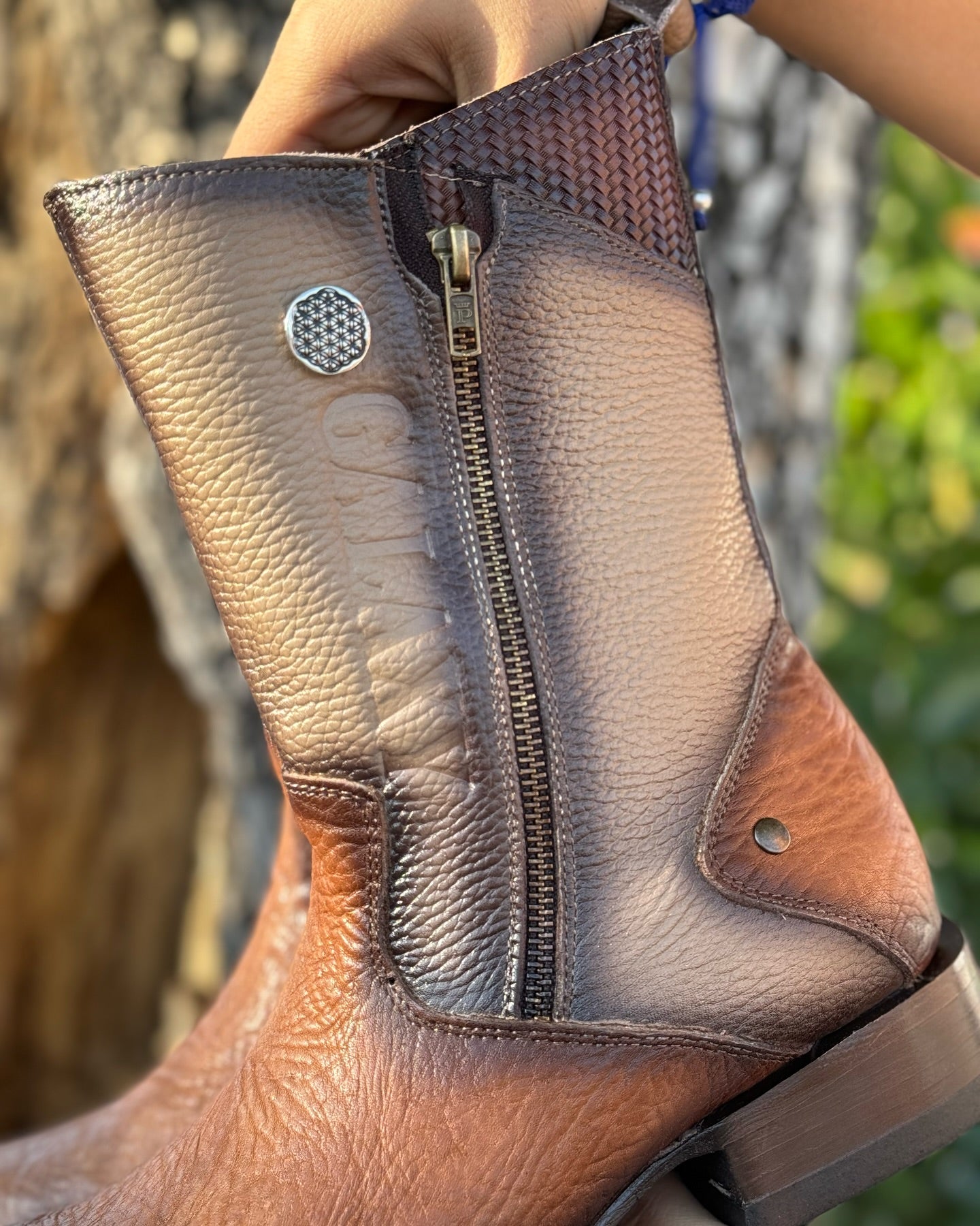 Original Colorblocked Ranch Cowboy Boots