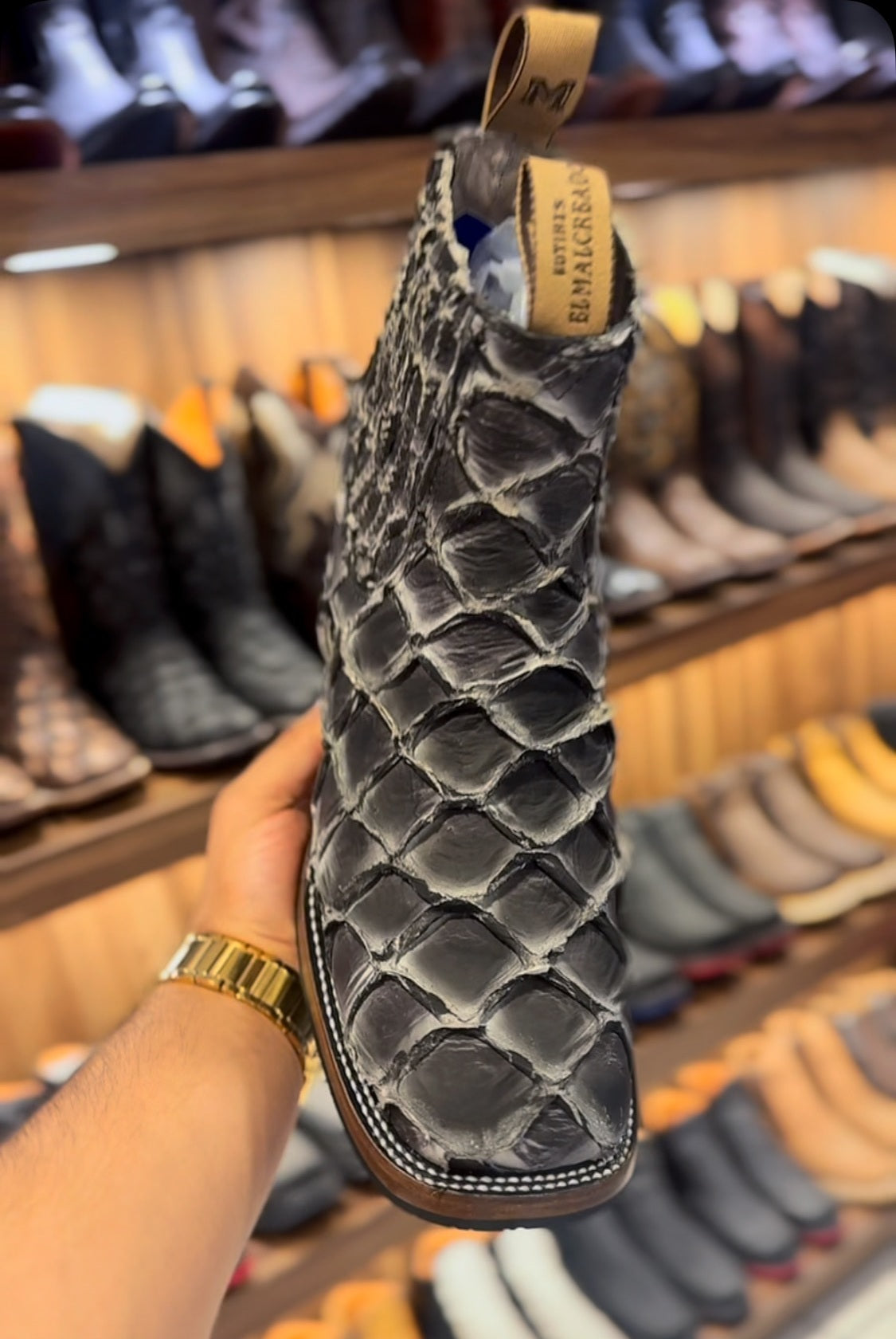 Original Vintage Cowboy Ankle Boots