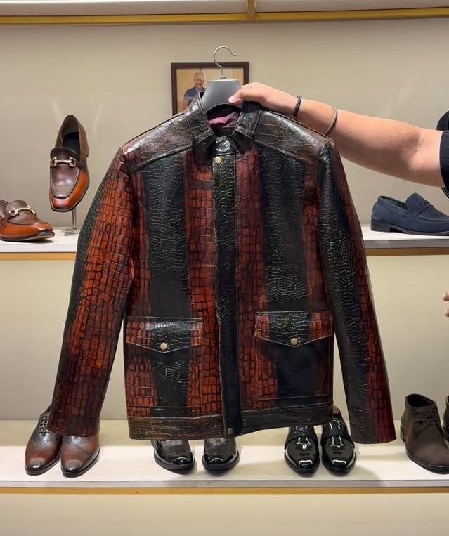Vintage Crocodile Jacket