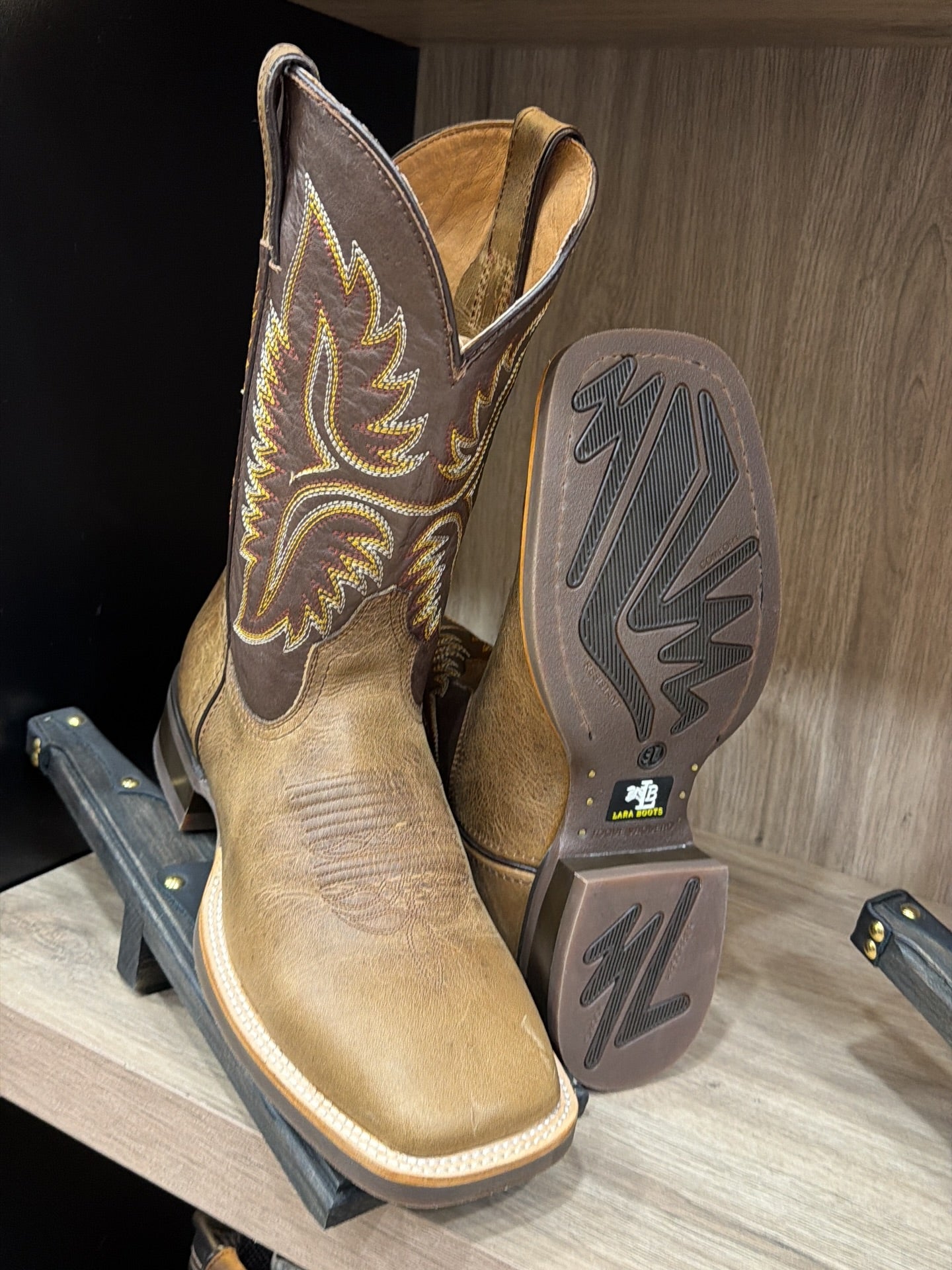 Vintage Handcrafted Western Embroidered Cowboy Boots