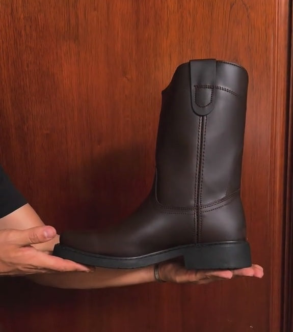Italian Cowhide Waterproof Ranch Boots