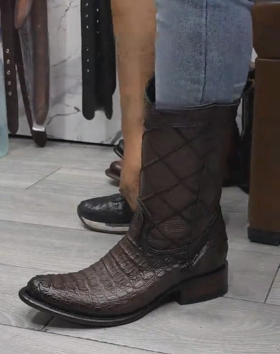 Vintage Alligator Neck Western Boots