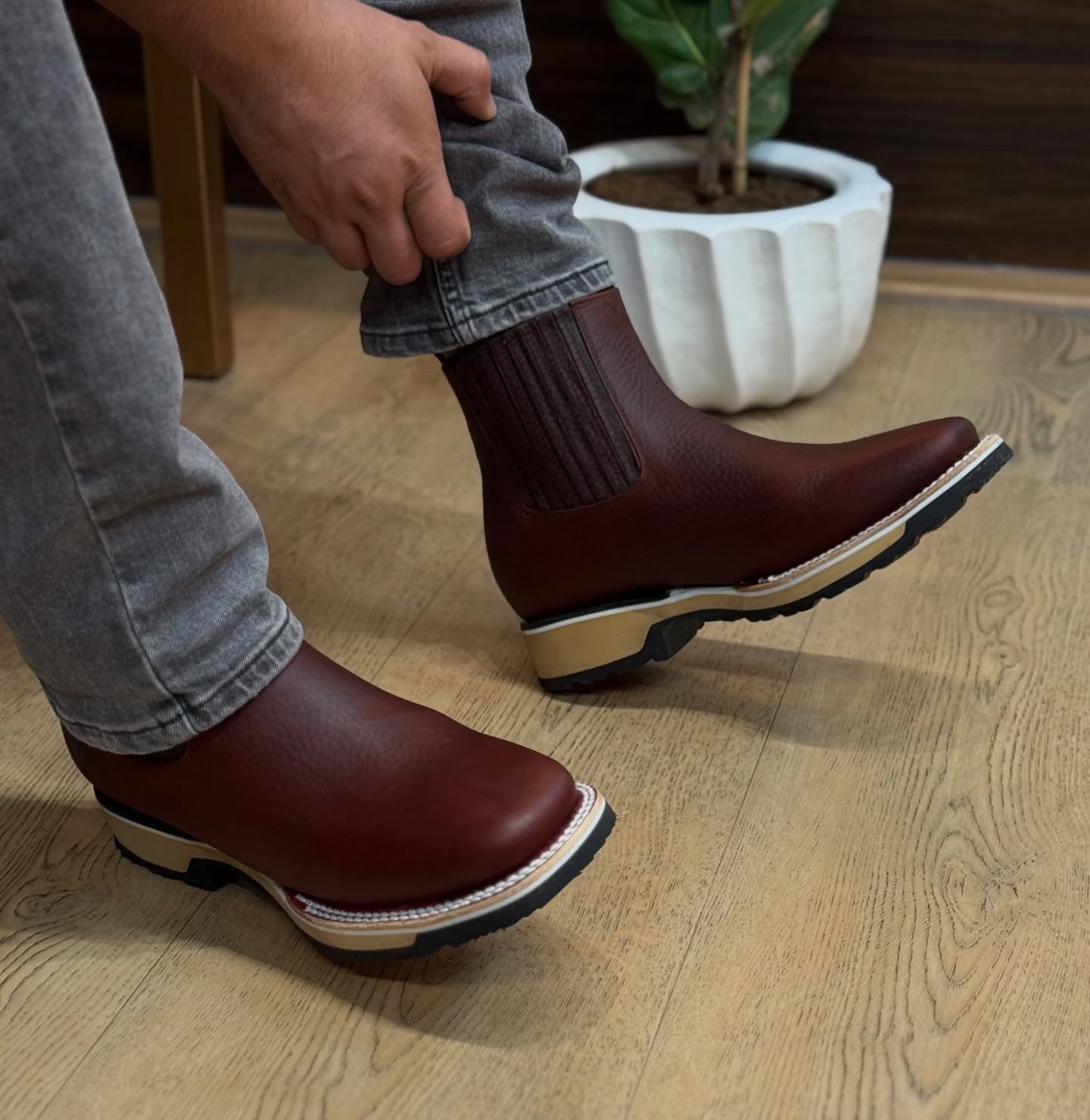 Western Waterproof Ankle Boots