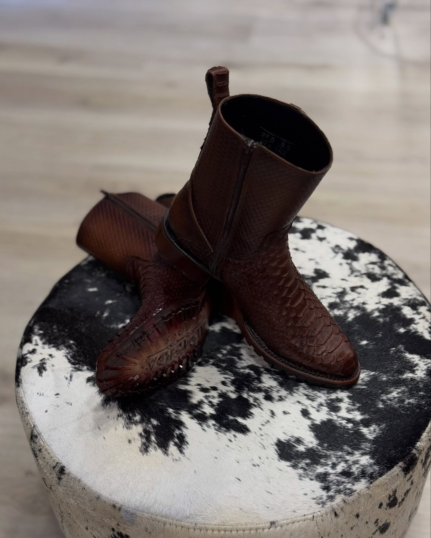 Italian Handmade Python Western Boots(Buy 2 Free Shipping✔️)