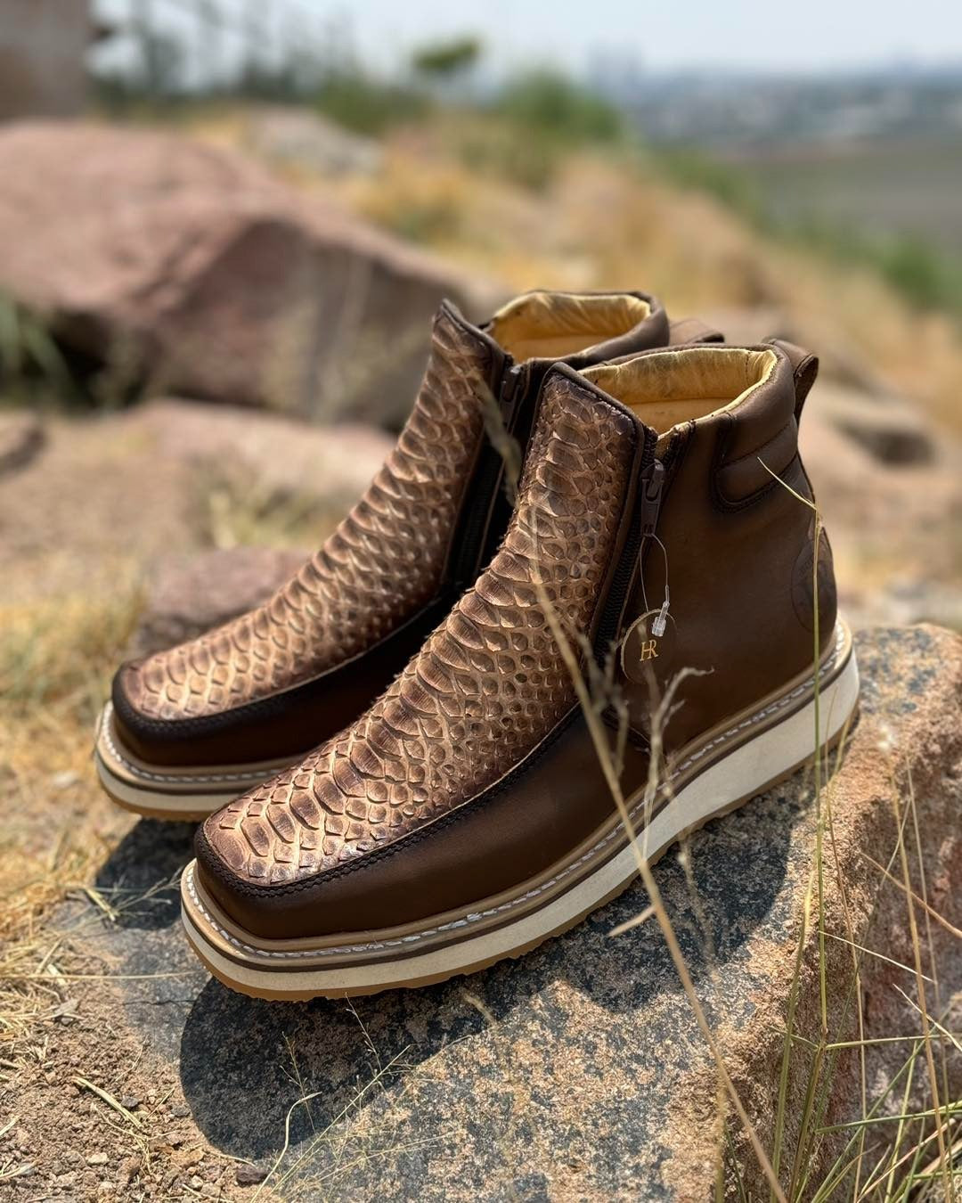 ⏰ Last Day Promotion $10 Off-Italian Vintage Python Cowboy Boots(Buy 2 Free Shipping✔️)