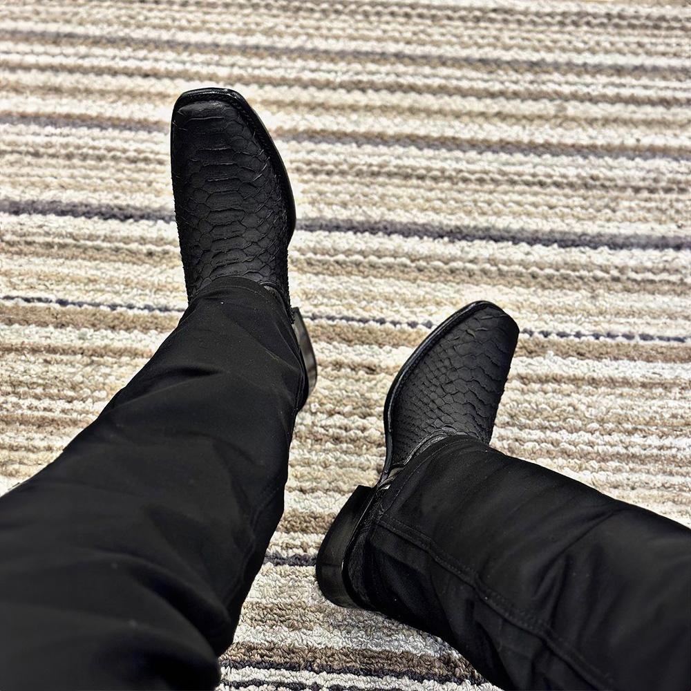 Andre Black Pyzon Boots