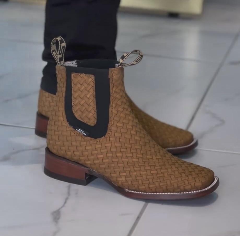 Men's Vintage Crocodile Leather Cowboy Boots