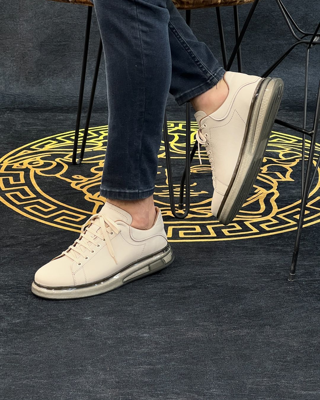 Handmade Solid Color Leather Casual Shoes
