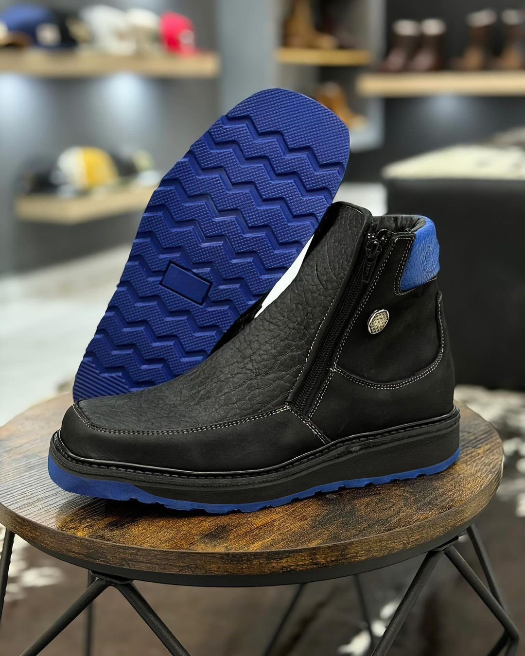 Italian Hand-textured Cowboy Boots