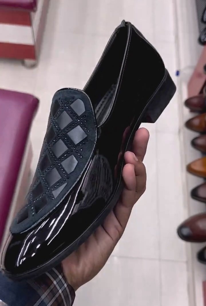British Lattice Leather Shoes