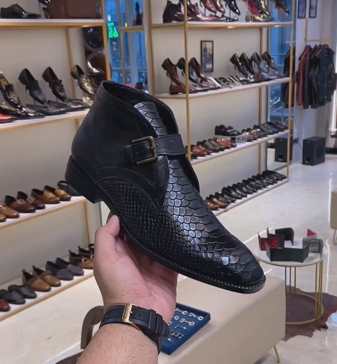 Handmade Python Boots