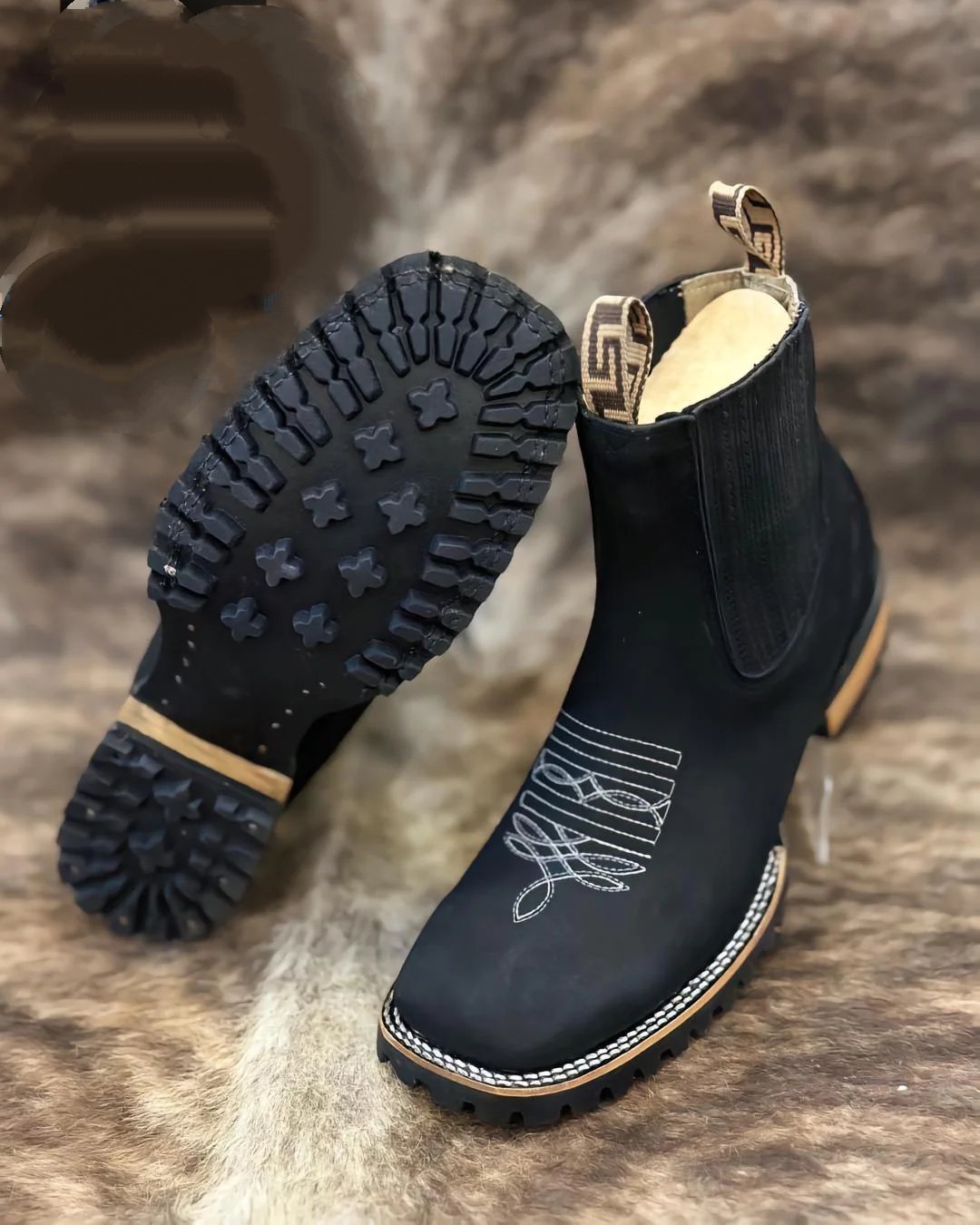 Winter Men's Fashion Naked Boots