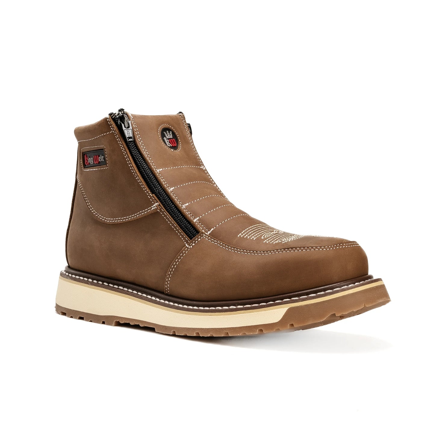 Zipper Double Density Sole Work Boots