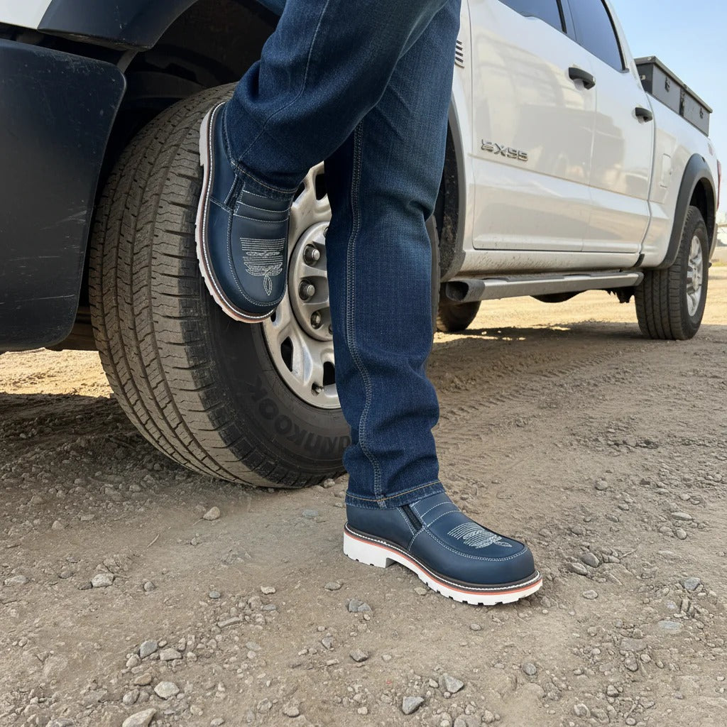 Zipper Double Density Sole Work Boots