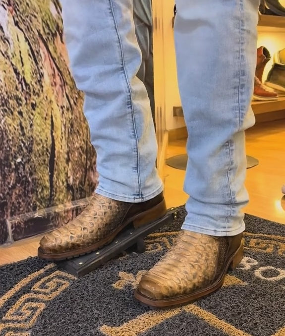 Classic Handmade Python Boots