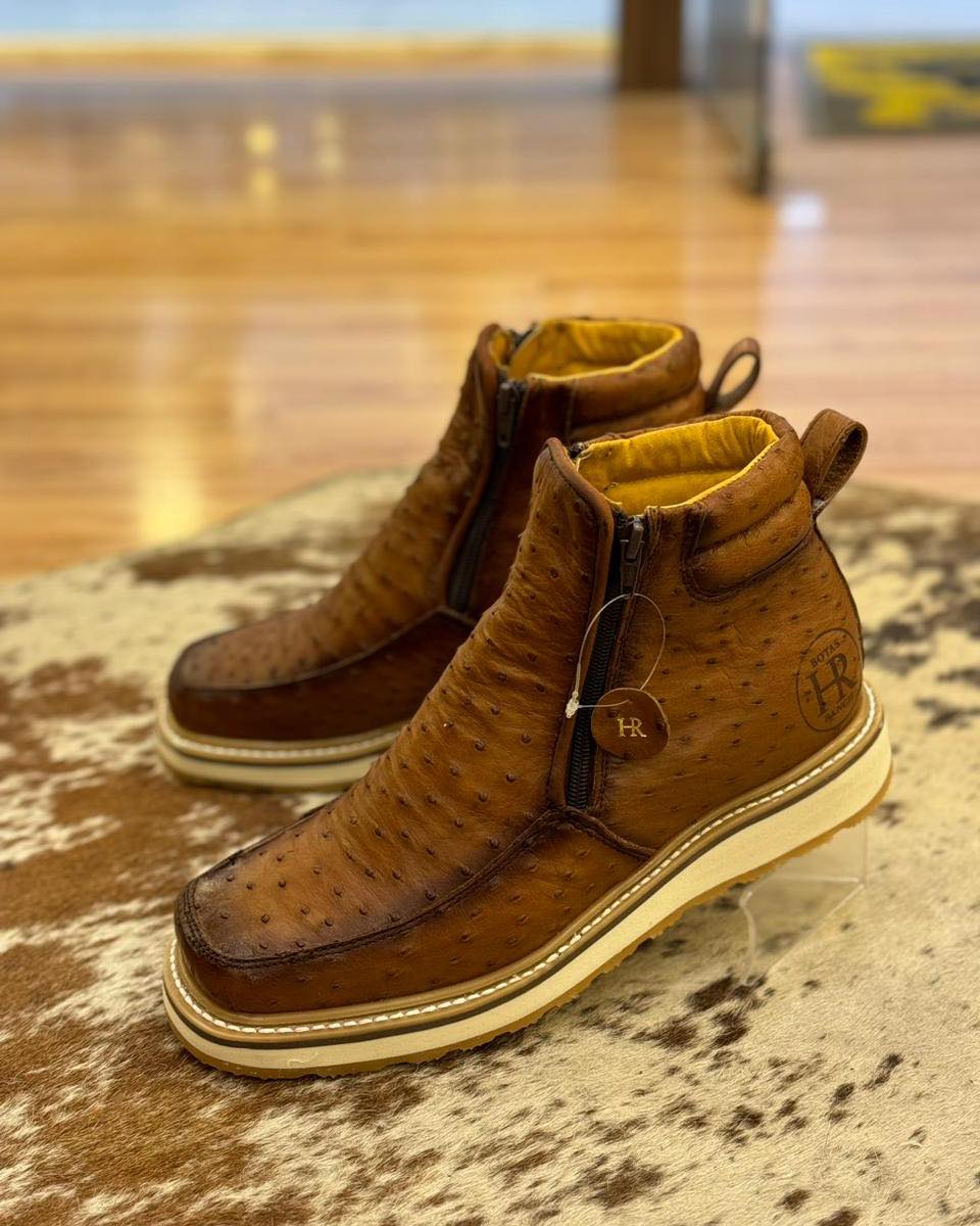 Alaska Ostrich Skin Cowboy Boots(Buy 2 Free Shipping✔️)