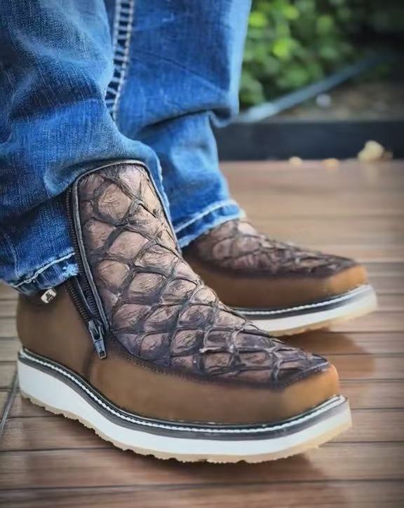 Western Cowboy Vintage Ankle Boots