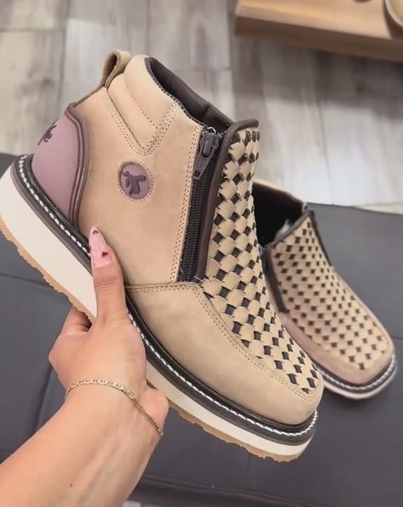 Handcrafted Cowboy Ankle Boots