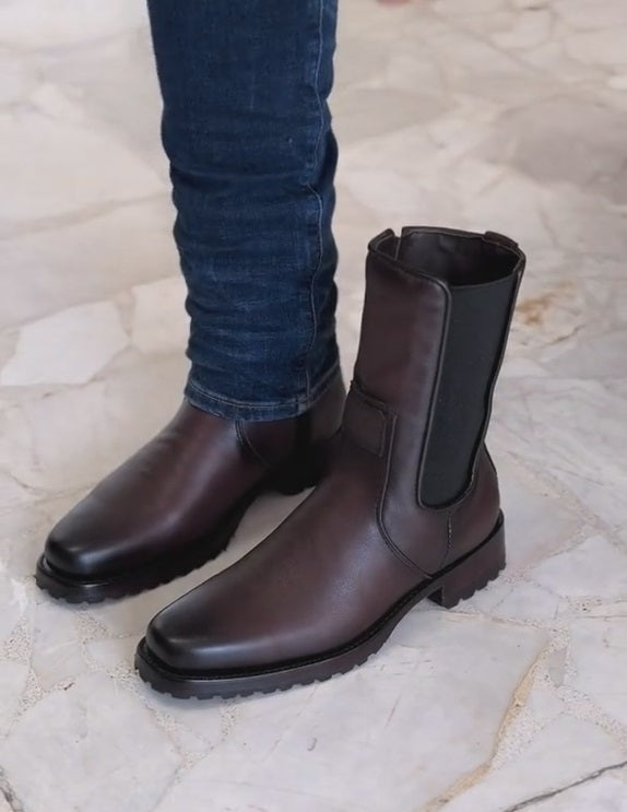 Original Vintage Buckskin Cowboy Boots