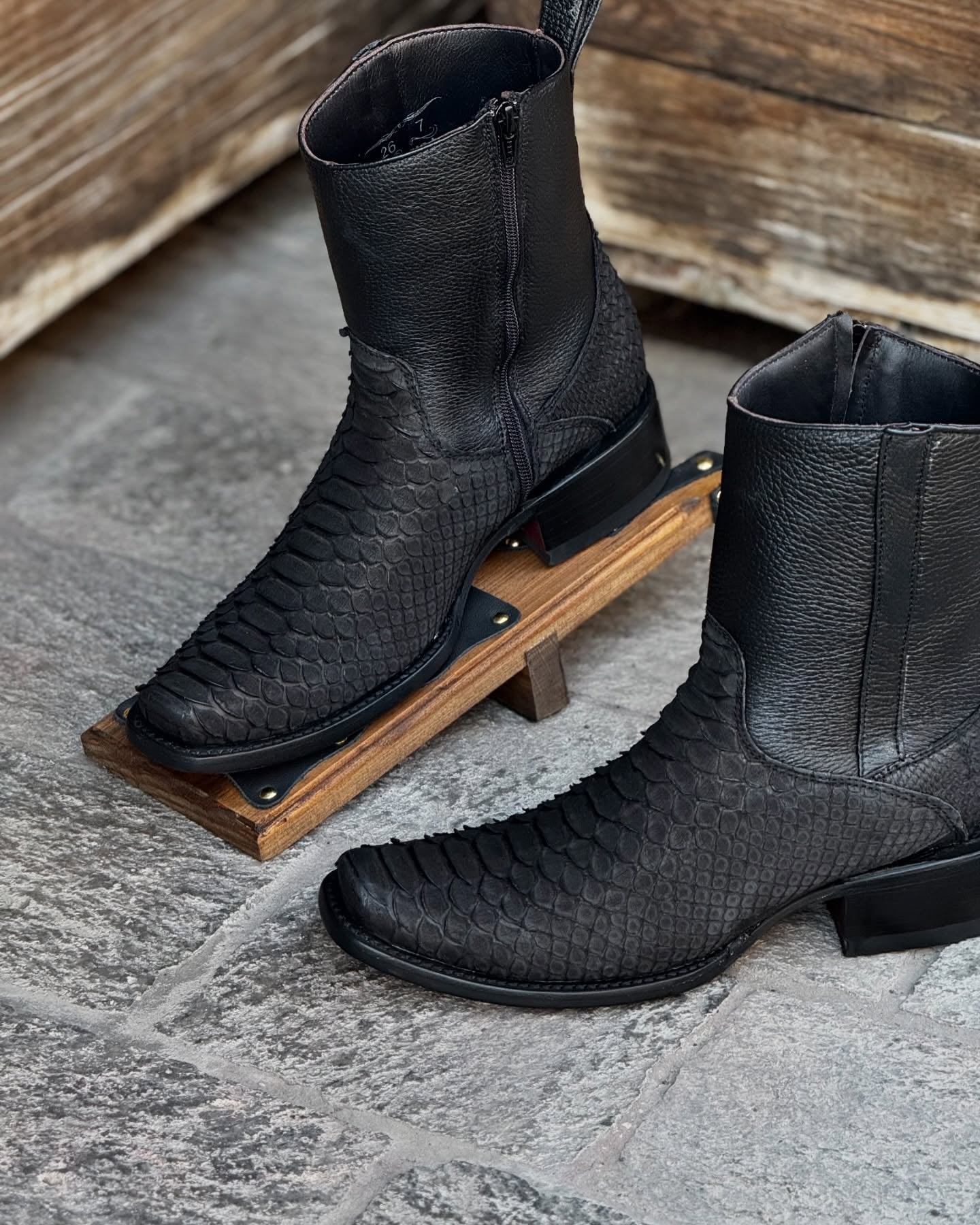 Original Handmade Python Cowboy Boots