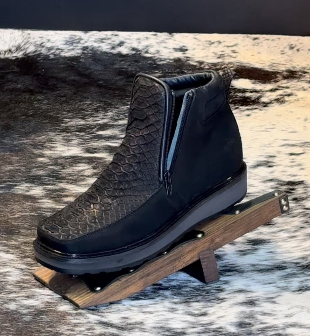Italian Handmade Vintage Python Boots