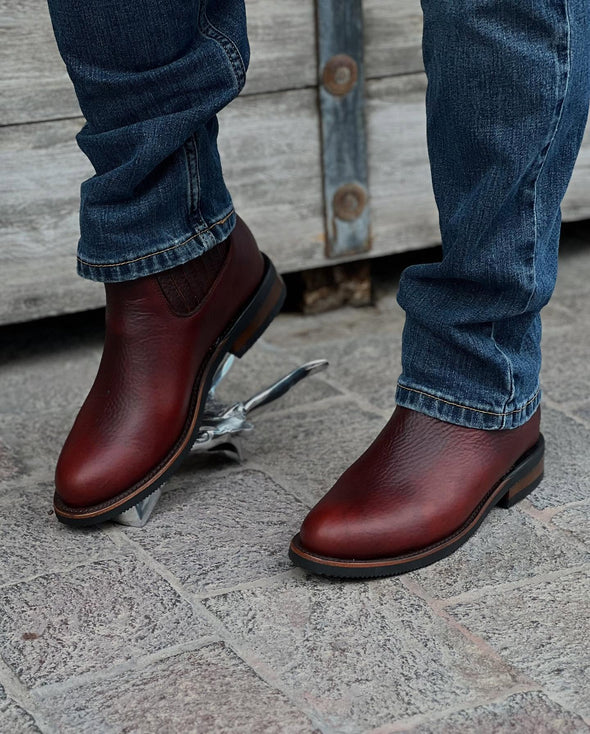 Italian Cowhide Ankle Boots