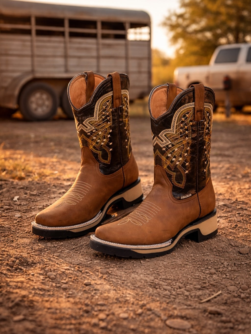 Italian Cowhide Embroidered Knight Boots(Buy 2 Free Shipping✔️)
