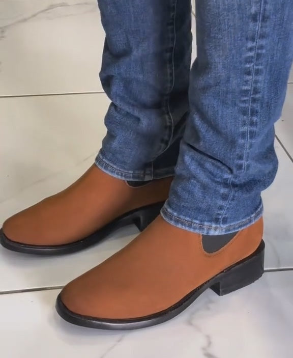 Classic Suede Cowboy Boots