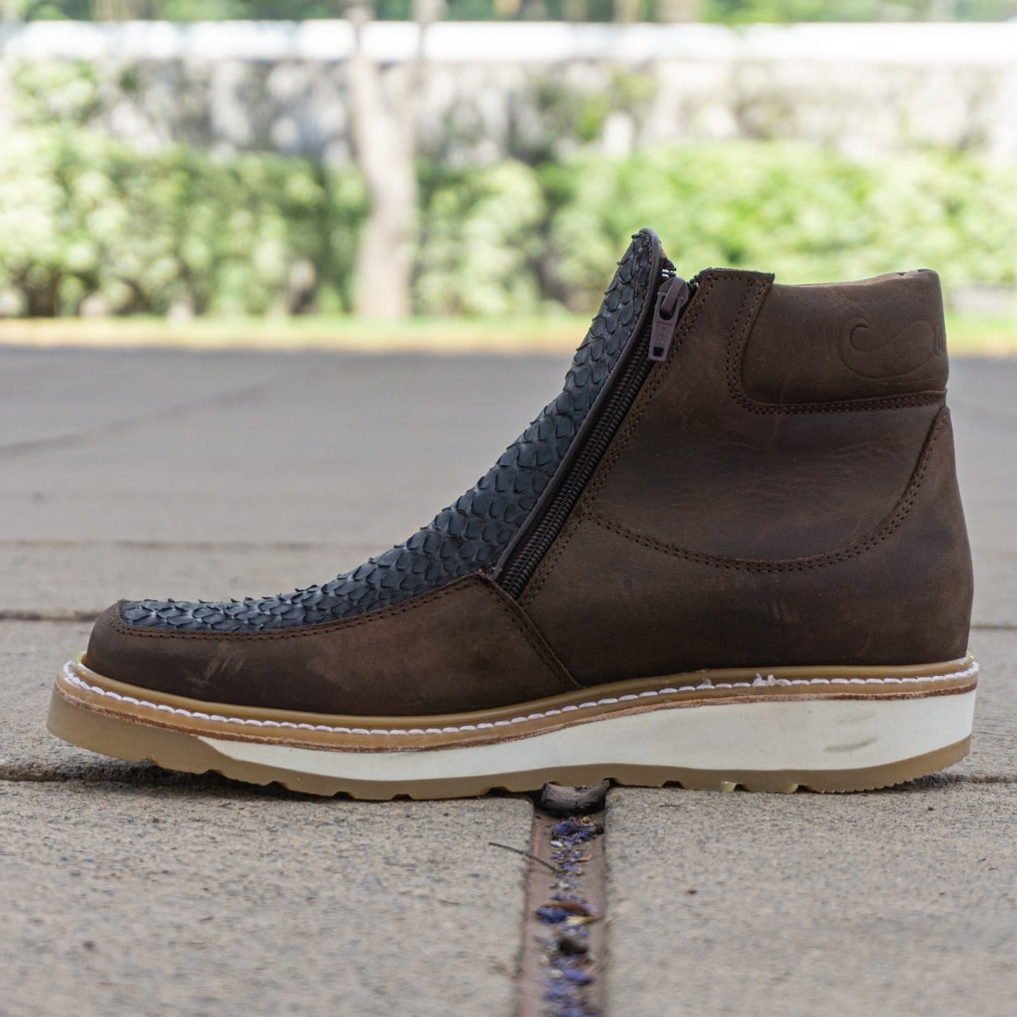 Italian Python Western Cowboy Boots