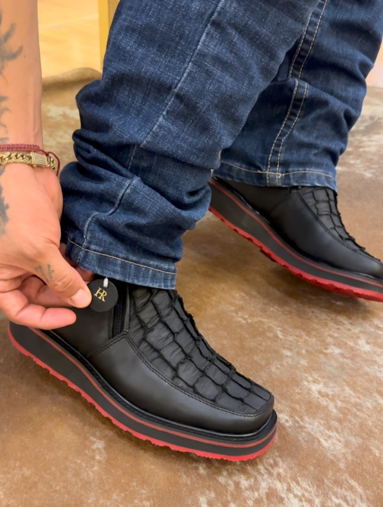 Vintage Custom Western Cowboy Boots