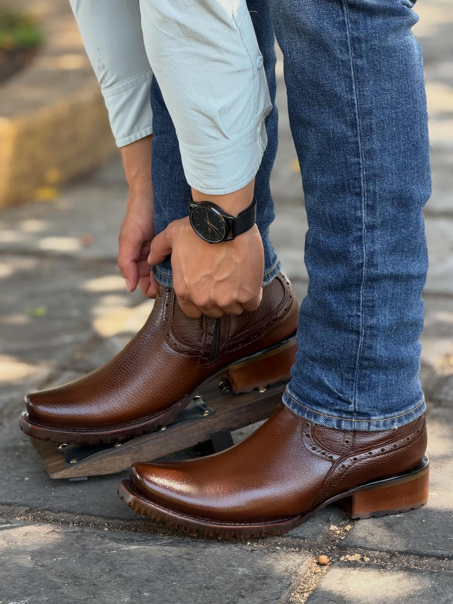 Italian Vintage Deerskin Boots