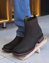 Vintage Cow Neck Embroidered Cowboy Boots