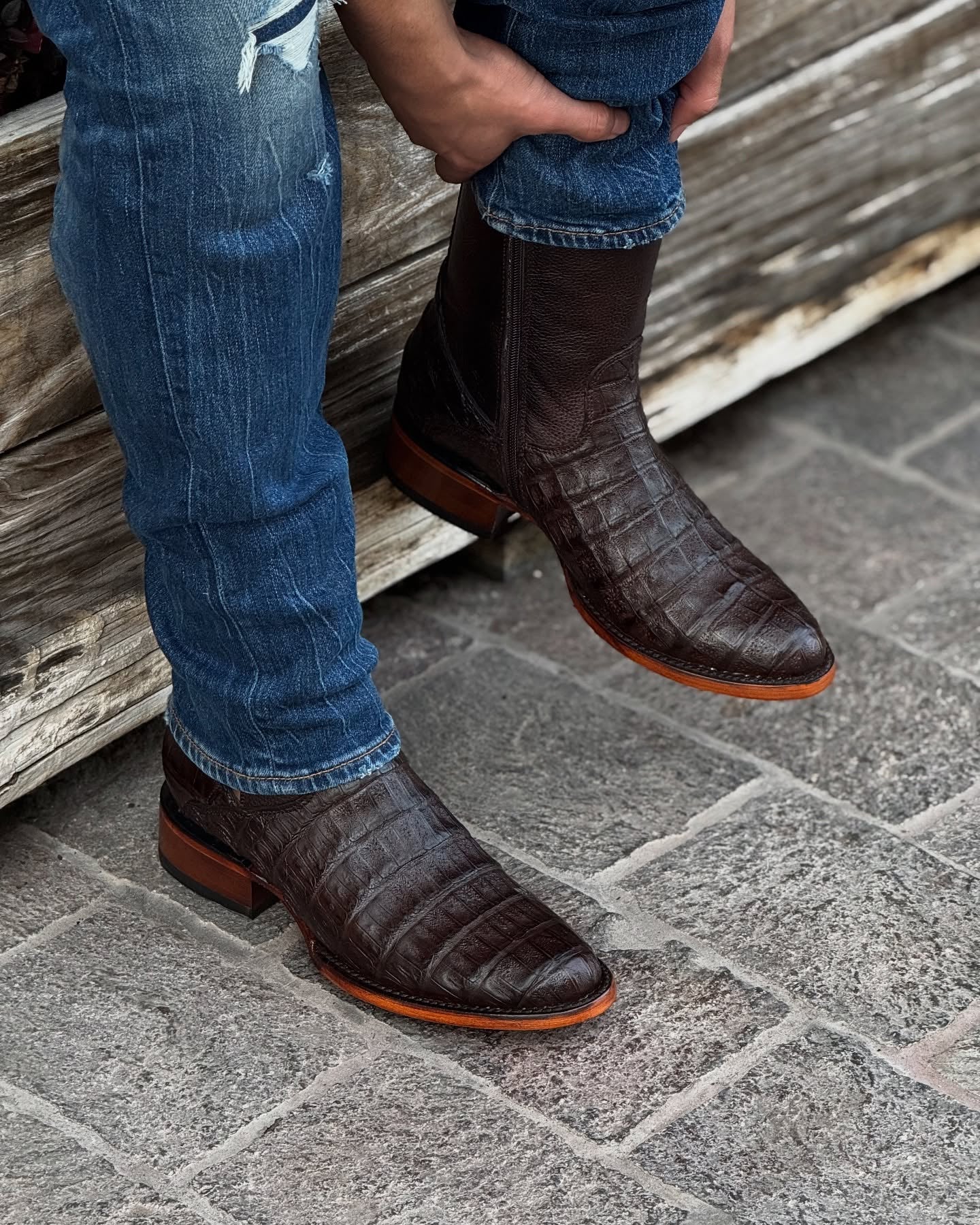 Alaska Vintage Alligator Cowboy Boots(Buy 2 Free Shipping✔️)