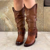 Vintage Chunky-heeled Western Cowboy Boots