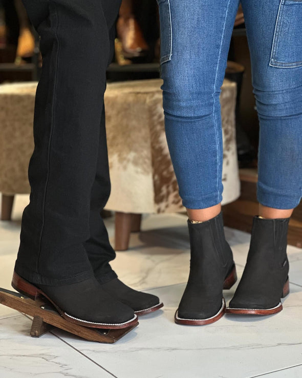 Handmade Suede Western Boots