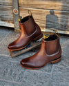 Handmade Cowhide Ankle Boots