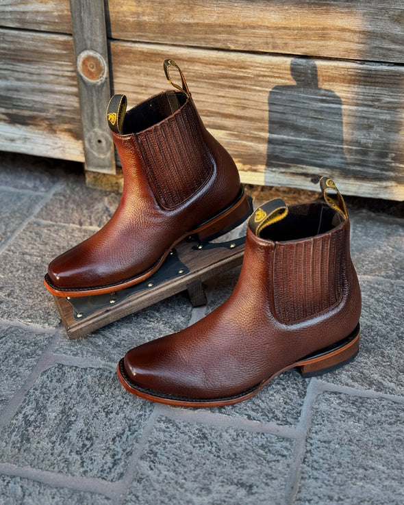 Handmade Cowhide Ankle Boots