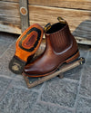 Handmade Cowhide Ankle Boots