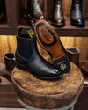 Handmade Cowhide Ankle Boots