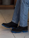 Zeus Western Embroidered Ankle Boots