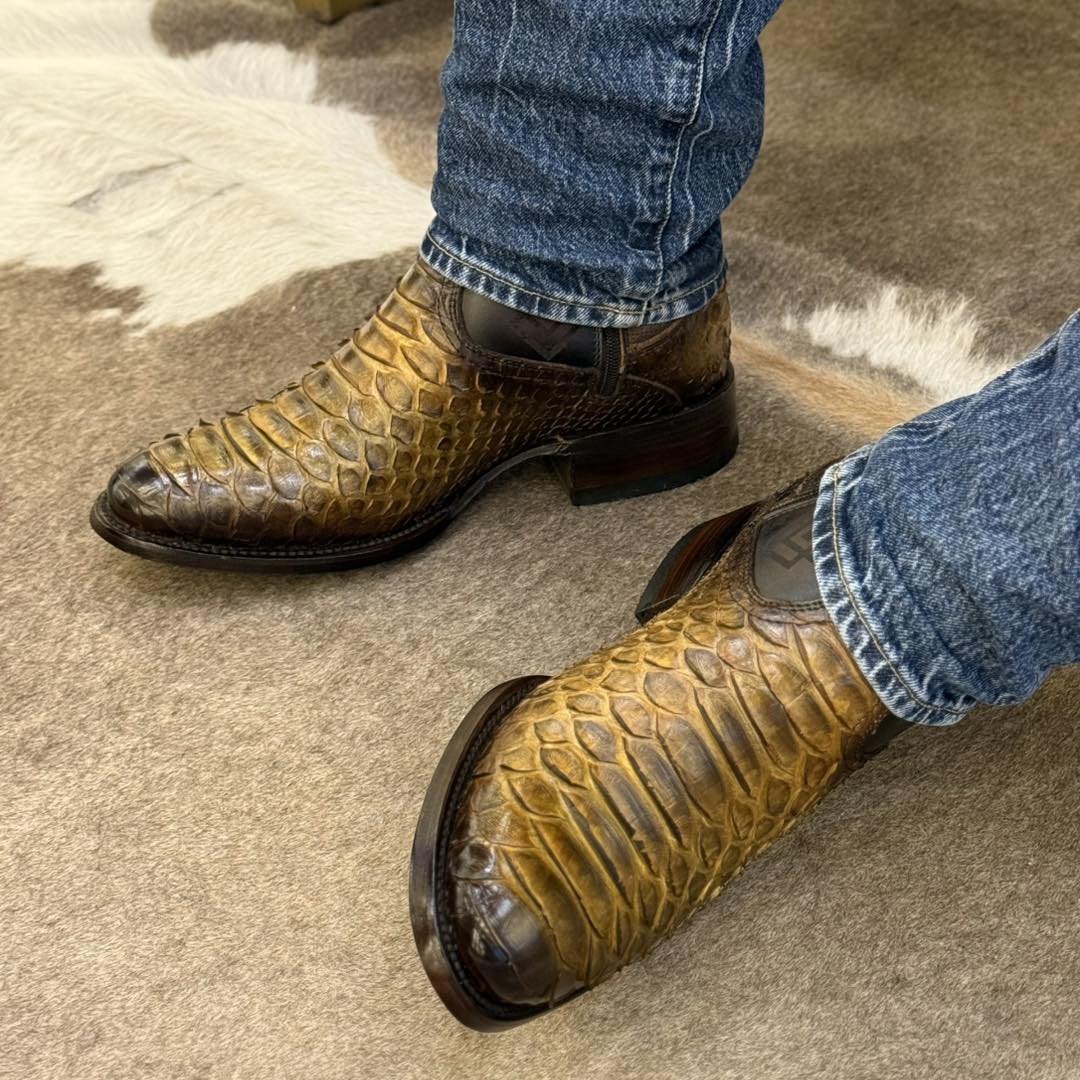 Handmade Vintage Printed Python Boots(Buy 2 Free Shipping✔️)