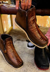 Crocodile Leather Western Cowboy Boots