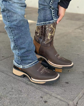 Gold Rodeo Cowboy Boots