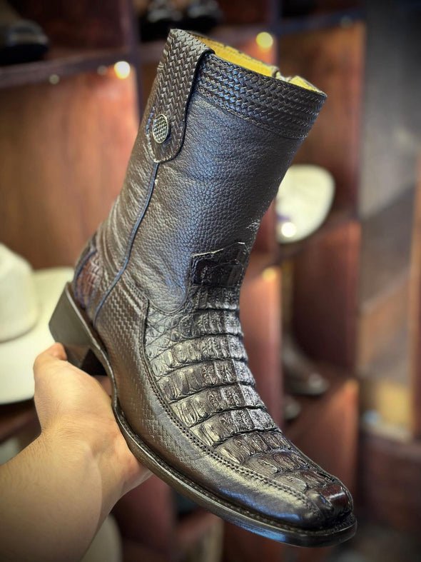 Handmade Crocodile Vintage Boots