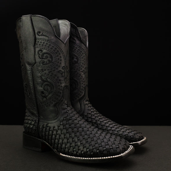 Handmade Crafted Embroidered Knight Boots