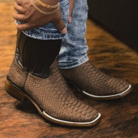 Handmade Vintage Python Boots