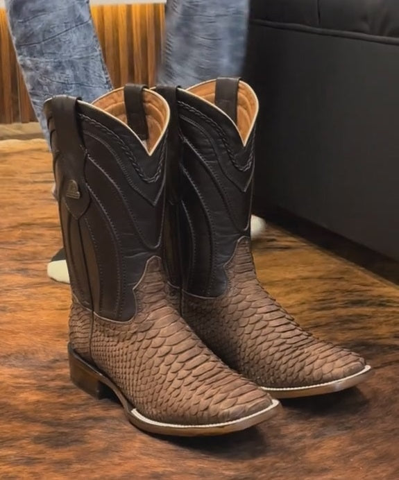 Handmade Vintage Python Boots